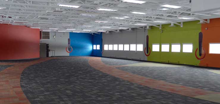 Expansion space at the Fibre Centre facility in Moncton, a city in New Brunswick, Canada. (Photo: Fibre Centre)